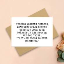 Funny Friend Greeting Card: "Nothing Scarier" Quote, Friendship Card, Friend Card, Birthday Cards Suitable For All Occasions - Multicolor - View 10