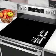 (Hot!!!) 1pc 2D Coffee Style Flat Pan Protector Mat And Rubber Non-Slip Heat Resistant Pot Lid Mat Suitable For Induction Cooker, Glass Pot And Multi-Functional Scratch-Resistant Mat, Can Be Used As Oven, Washing Machine, Dryer And Kitchen Best Choice. - Multicolor - View 4