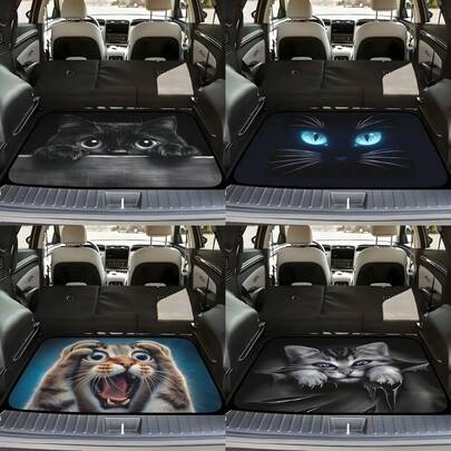 1 件装防水、防尘、防刮擦汽车后备箱垫，适用于 SUV、轿车和掀背车，防滑底座，经久耐用，易于清洁和维护。