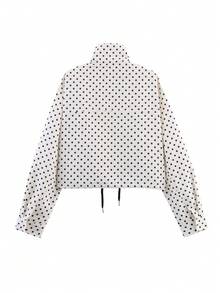 2026新款波点短款女式外套，优雅高街长袖春季外套，适合办公及休闲度假穿着。 - 彩色 - 查看 10