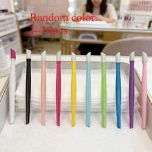 5/10pcs Set Embossed Silicone Massage Stick & Nail Care Dual-Use Mini Curved Nail Clippers, Portable Nail Rhinestone & Pearl Tweezers - Multicolor - View 13