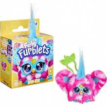 Hasbro Furby Furblets 迷你朋友，45 种以上音效和音乐，只会说 Furbish 语，电子毛绒玩具，返校礼物，适合 6 岁及以上儿童 - 彩色 - 查看 32