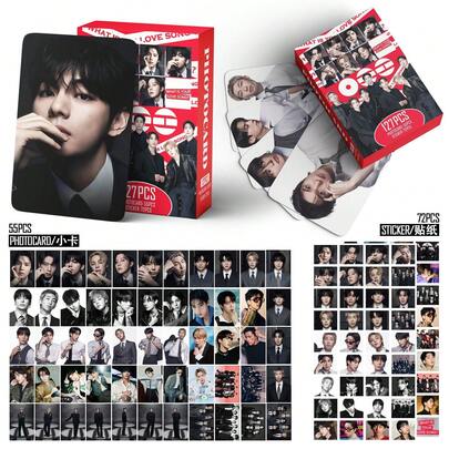 BT ARIRANG WVS Exclusive Photocard Weverse Gift For ARMY Collectible Idol Card Must Have,Perfect Gift,WVS / Weverse POB,Phone Case Decor,Notebook Decor,Waterproof,Card Sticker,