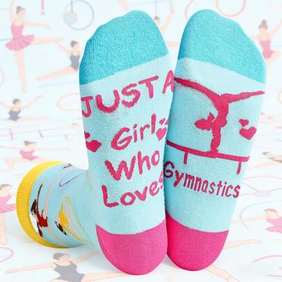 Calcetines regalo de gimnasia, calcetines de gimnasia interesantes, regalos de gimnasia para mujeres y hombres, accesorios de gimnasia, regalo de calcetines geniales, adecuados para entusiastas de la gimnasia