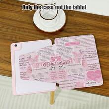 1 件装 PU 皮革翻盖保护套，带 360 度旋转支架和笔槽，兼容三星 A9/A9+/S9/S9FE/A11/A11+/S11/S10 FE/S10 FE+/S10 Lite、A16 2025、Air 11/13、M3 2025、Mini 7 A17、Pro 2024、Air 11/13、M2 2024、Pro 11/13、M4 2024、Pro 12.9、7/8/9 代、10.2、10 代、10.9、Air 4/5/6/7/8、10.9、Pro 11、4/5/6 代、Mini 6、SE 11、荣耀、Matepad SE 11，饰有十字架、蝴蝶、心形、圣经经文图案。 - 彩色 - 查看 5