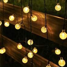 20 LED Bubble Solar String Lights, 5M Length, Solar Powered, Outdoor Garden Decor, With Nickel Solar Battery Technology - Solar Bubble Ball - View 8