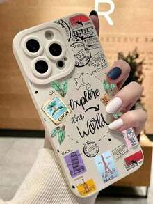 Elegante y sencilla funda anti-caídas para teléfono, compatible con múltiples modelos, ligera y duradera. - Multicolor - Ver 2