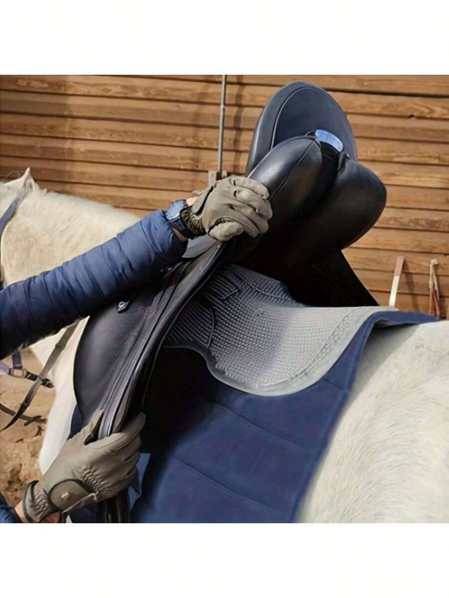 Tấm lót yên ngựa bằng silicon, đệm chống sốc, chống trượt, thoáng khí giúp tăng độ ổn định, phụ kiện cưỡi ngựa. - Nhiều màu - Xem 1