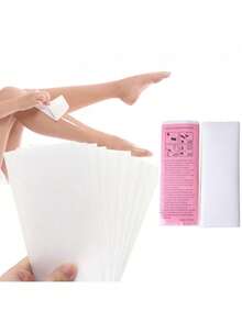 100pcs/50pcs Unisex Waxing Strips, Waxing Accessories, Need To Be Used With Wax! (Wax Not Included) Waxing Paper Accessories, One-Time Professional Salon Waxing Strips, Essential Waxing Products And Accessories For Barbershops, Beauty Salons, And Travels/One-Time Non-Woven Waxing Paper, Waxing Accessories Wax Strips Hair Removal Depilatory Body Hair Removal - Multicolor - View 8