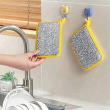12/6/3/1 piezas Esponja para lavar platos de cocina, Estropajo no rayante, Esponja de limpieza de doble cara, Almohadilla de limpieza, Esponja para platos de cocina, Suministros de limpieza, Herramientas de limpieza - Multicolor - Ver 7