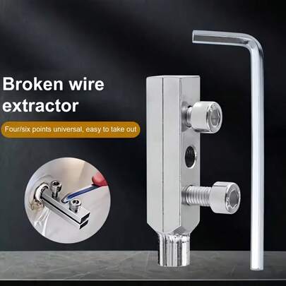 Dụng cụ tháo van góc vòi nước, dụng cụ sửa chữa đường ống - Dụng cụ tháo vít ống nước bị vỡ chuyên dụng cầm tay, thích hợp cho ống nước PPR, PPE bị vỡ, dễ tháo lắp và tiện dụng, bộ dụng cụ sửa chữa van tam giác ống nước, dụng cụ tháo van ống bị vỡ.