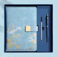 Bộ quà tặng sổ tay A5 phong cảnh tre in logo tùy chỉnh, bao gồm sổ tay + bút + ruột bút + hộp quà, sổ tay và bút có thể mua riêng hoặc theo bộ, sổ tay da nhân tạo dập nổi phong cảnh tinh tế, sổ họp, bìa PU mềm mại, đổi màu, 200 trang, thiết kế bìa độc đáo, trải nghiệm viết chất lượng cao, phù hợp cho học sinh, du lịch, công tác, viết cùng gia đình, Ngày Nhà giáo, Ngày Valentine, Lễ Tạ ơn, món quà ý nghĩa dành cho gia đình, bạn bè, thầy cô, cha mẹ, đồng nghiệp. - Nhiều màu - Xem 12