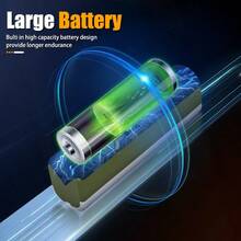 1个可充电手持式手电筒 RGB彩色露营泛光灯户外长效应急手电筒 - 款式A - 查看 10