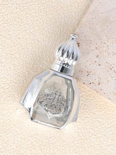 1 pezzo Bottiglia roll-on in vetro argentato da 10ml di alta qualità, flacone ricaricabile ermetico e a prova di perdite per oli essenziali, profumi e aromaterapia, approvato TSA, accessorio da viaggio portatile adatto per donne e uomini, ideale per uso quotidiano, borsetta, casa e salone, regalo perfetto per amanti dell'aromaterapia e appassionati di profumi