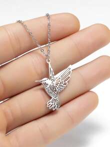 1 pieza Collar con forma de colibrí, adecuado para uso diario o como regalo. - XL754 - Ver 6