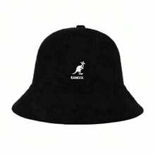Hip-Hop Fashion Classic Kangol Bermuda Casual Bucket Hats CapSports Winter Warm 7V13 - 黑色 - 查看 2