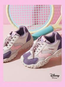 1 Pair Disney Authorized Collaboration Children's Sneakers, Suitable For Daily Wear, Festivals, Sports, Outdoor Activities, Comfortable, Non-Slip, Durable, Breathable (Boys' Sneakers, Boys' Skate Shoes, Children's Sneakers, Girls' Sneakers, Girls' Skate Shoes) - Purple - View 6