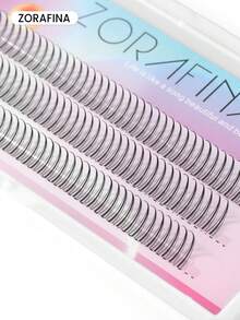 A-Type Grafted False Eyelashes, Segmented Natural Soft Cluster Lashes, Eyelash Extension 10-15mm Length, Suitable For Beginners, Brown & Black Cluster Lashes, False Eyelashes - D - View 3