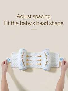 1 chiếc gối điều chỉnh được cho bé sơ sinh, gối đơn giản mềm mại màu nâu cho trẻ sơ sinh, gối nhỏ nhẹ nhàng. - Nhiều màu - Xem 6