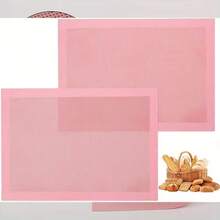 2 piezas de Esterilla de Horneado Transpirable Hecha de Silicona, Ideal para Masa Hojaldre y Malla Antiadherente para Hornear - Ver 10