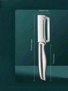 Multi-Functional Stainless Steel Peeler, Easily Peel Fruits, Winter Melon, Sugarcane, Pumpkin Without Effort - Multicolor - View 2