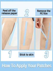 50 piezas de pegatinas para levantar los muslos, pegatinas transparentes e invisibles para el cuello para mujeres. Pegatinas ovaladas transparentes para levantar la piel de los muslos internos. Adecuado para la playa, la piscina y correr para evitar la fricción. - transparente - Ver 4