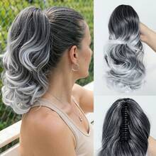 Elegant Claw Clip Ponytail - Short Curly Wavy Style, Synthetic Hair Extension, Fashionable Daily Wear, Easy To Use, Suitable For Various Occasions, Stylish Party Gift, Y2K Fashion - Multicolor - View 19
