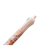 Bolígrafos de 4 colores retráctiles, 12 piezas de bolígrafos de capibara para escuela, hogar y oficina - Multicolor - Ver 7