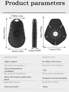 Bộ dụng cụ sửa chữa cần gạt mưa ô tô, dụng cụ sửa chữa lưỡi gạt mưa không khung bằng cao su, dụng cụ mài tiện dụng, bộ bảo vệ cần gạt mưa. - Màu 10 - Xem 8