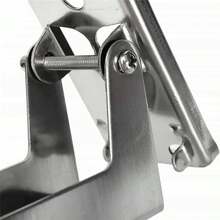1 Pair Microwave Brackets Foldable Stretch Shelf Rack Wall Mount Kitchen Microwave Oven Stand Bracket Microwave Oven Wall Mounting Brackets - Silver - View 4