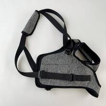 1 Stück Hunde-Hebegurt, Rückenstützvorrichtung für ältere Hunde oder Hunde mit Hüftgelenksverletzungen - Grau - Übersicht 5