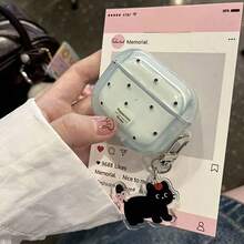 Polka Dot Protective Case Suitable Compatible With Apple Bluetooth Earphones, Anti-Scratch And Drop Protection Case Compatible With Apple Bluetooth Wave Earphone Charging Case - Multicolor - View 2