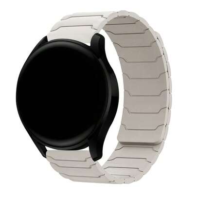 Magnetic Watch Band, Silicone Watch Strap 18mm 20mm 22mm Smartwatch Bands, Quick Release Wristband Adjustable Magnetic Closure Women Men Watch Belt Compatible With Galaxy Gear S2 S3 GT2 Fenix 5S Plus