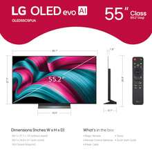 LG 55 Inch Class C5 Series OLED Evo 4K UHD Smart WebOS TV 2025- Refurbished - Xem 5