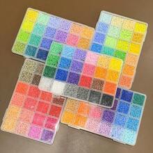 Ensemble de perles DIY avec boîte, haricots mungo et perles fondues de 2,6 mm, kit d'artisanat de porte-clés fait main, cadeau de vacances - Multicolore - Voir 4