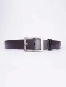 Joopzqm 1pc Men's PU Leather Buckle Casual Middle-Aged & Young Jeans Belt - Multicolor - View 1