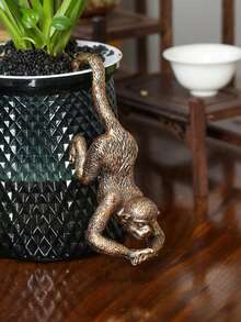 1件樹脂戶外景觀烏龜/恐龍盆栽吊飾裝飾品，戶外花園裝飾 - A - 查看 7