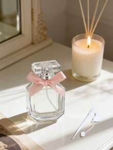 1个50毫升可重复灌装透明香水瓶，饰有蝴蝶图案，包含漏斗、滴管和喷头 - 可重复使用的喷雾瓶，大容量喷雾器，玻璃瓶 - 可重复灌装和使用，旅行容器，旅行必备品，价格实惠的情人节、复活节、母亲节礼物 - 彩色 - 查看 6