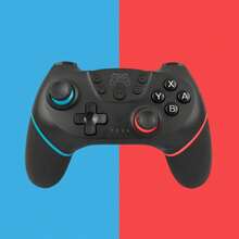 Byteuni 1pc 无线游戏手柄，兼容 Switch/Lite/OLED/Switch 2 Pro，Switch 摇杆游戏手柄，内置 550mAh 电池，支持唤醒、陀螺仪轴、连发、双震动和截图功能（升级版） - 彩色 - 查看 11