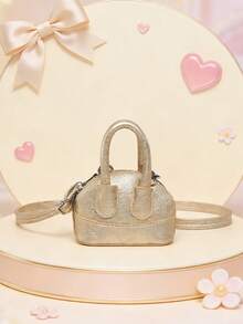 1pc This Fashionable And Cute Mini Shell Handbag Has A Unique Design, Suitable For Various Occasions. Multifunctional And Practical, It Is Very Suitable For Outdoor Activities, Recreation, Commuting To Work, Etc., And Is A Perfect Gift For Teenagers. - Lychee Pattern Handbag - View 11