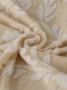 Jacquard Velvet Sofa Cover With Elastic Full Skirt Edge, Simple And Modern Polyester Fiber Suitable For Living Room And Household Use - Beige - View 11