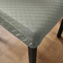 1/2/4/6件装弹力椅套，适用于家庭、酒店、餐厅、餐椅，四季通用 - 彩色 - 查看 8