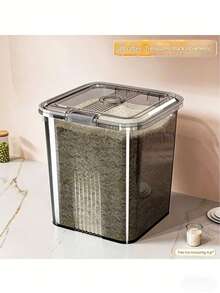 Thùng đựng thức ăn cho thú cưng, hộp đựng thức ăn cho chó kín khí, hộp đựng thức ăn cho thú cưng chống ẩm, thùng đựng thức ăn dung tích lớn, phụ kiện đồ dùng cho thú cưng. - 30L - Xem 9