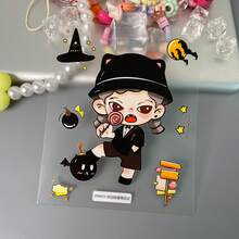 左撇子淘气日记 5D 立体浮雕贴纸，可爱卡通手机壳平板电脑防水贴纸，无残留 - 彩色 - 查看 4