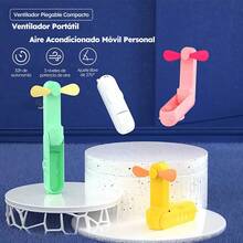 Portable Fans - Handheld - Yellow - View 3
