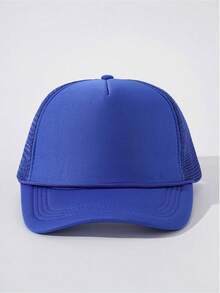 1pc Solid Color Drawstring Mesh Cap, Adjustable Outdoor Sun Protection Casual Hat Suitable For Spring/Autumn Travel Beach Vacation, Unisex Y2K Style Cap,Summer,Holiday,Festival - Baseball Cap - View 20
