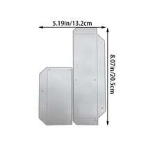 Các mảnh cắt kim loại, khuôn cắt hộp quà kẹo hình hoa, khuôn mẫu cắt, đồ thủ công làm sổ lưu niệm, trang trí album, giấy dập nổi, làm thiệp. - bạc - Xem 11