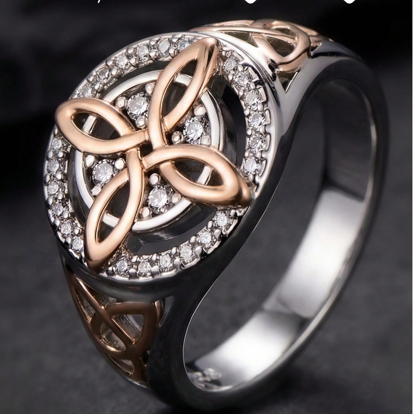 1pc S925 Sterling Silver Vintage Witch Knot Rings, Featuring Sparkling Cubic Zirconia, Suitable For Valentine's Day, Mother's Day, Couple Gift, Daily Commute, Friend's Birthday, Halloween, Magic Theme Wedding, Proposal Jewelry