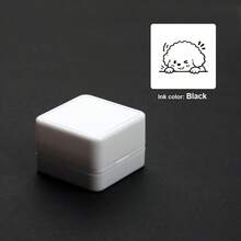1pc Cute Poodle Shape Ink-Free Stamp, Press To Print, Healing Dog Image, Essential For Journals, Gifts, Decorations, Suitable For Students And Artistic Youth - Proud - View 10