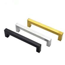 1 tay nắm tủ màu đen, tay nắm tủ bếp hình chữ T và hình vuông bằng thép không gỉ màu đen mờ, phụ kiện nội thất, tay nắm cửa tủ, tay nắm ngăn kéo tủ quần áo, tay nắm tủ. - Vàng - Xem 6